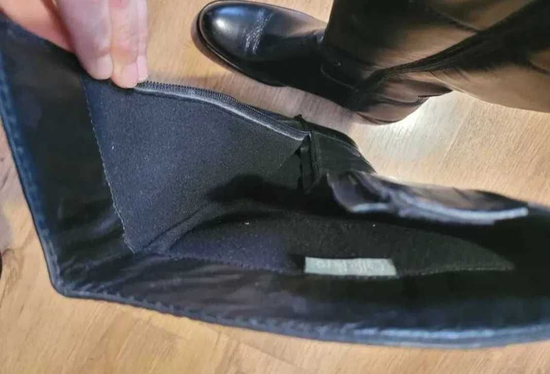 Nowe Botki kozaki 38 oficerki skóra naturalna ocieplane
