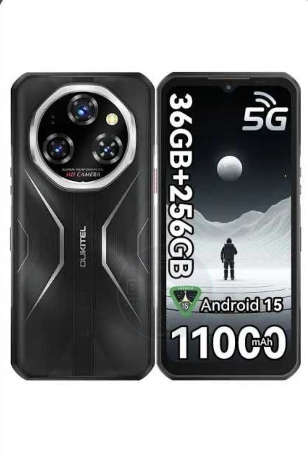 OUКITEL WP55 36/256Gb , WP55 Pro 48/512Gb 108/8NV/2/32Mp 11000мАч IP69