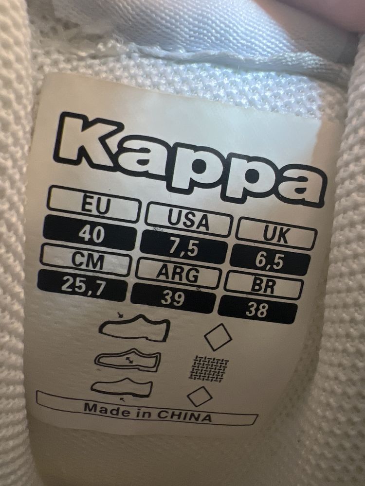 Кеди Kappa Logo 22 Maserta White 40 poзмір