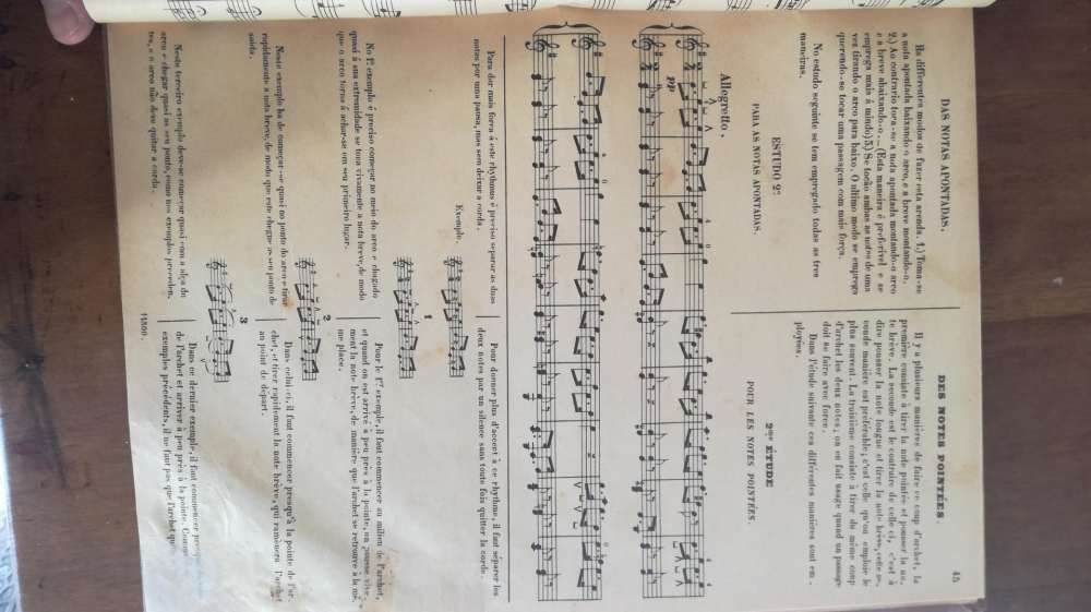 Livro de Método Escola de Rebeca (violino) por Delfin Alard