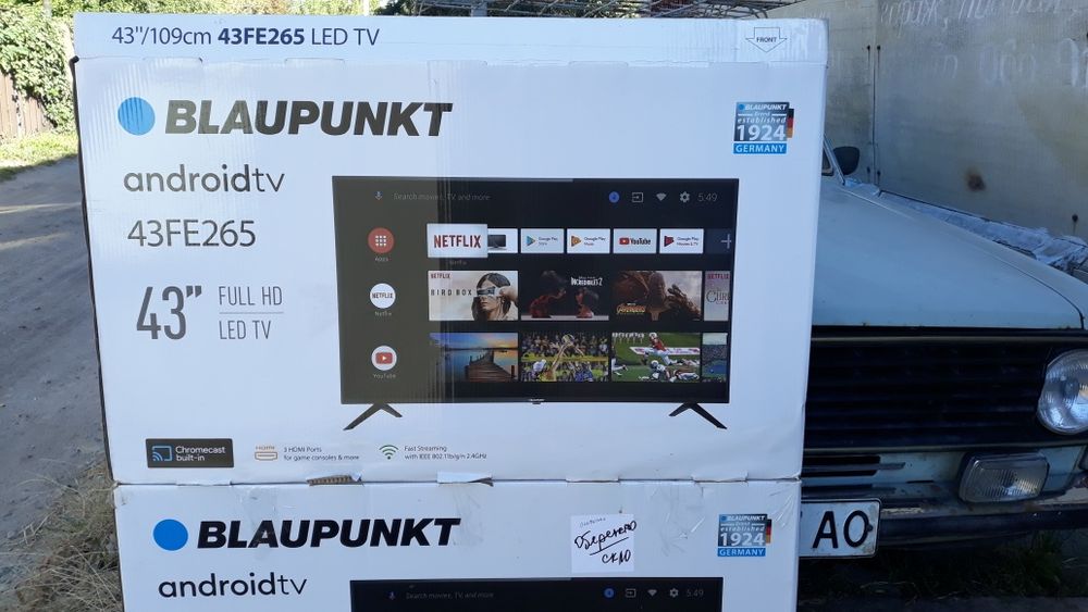 Продаются 2 телевизора Блавпункт 43 FE 265  на запчасти