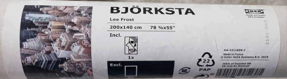 Tela Bjorksta Lee Frost IKEA