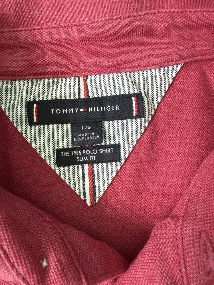 Поло теніска футболка чоловіча фірмова tommy hilfiger