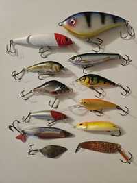 Woblery szczupakowe zestaw 9 szt Rapala Jaxon Kenart Izumi Spro Dorado