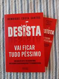 Livro Desista Vai ficar tudo péssimo de Henrique Costa Santos