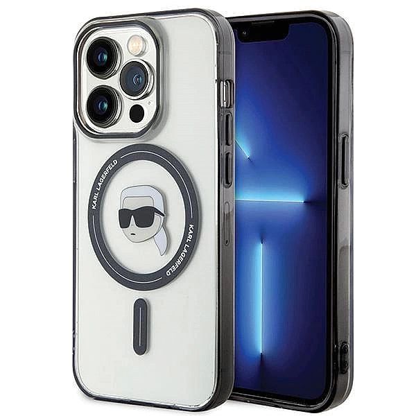 Etui Karl Lagerfeld IML Karl's Head MagSafe do iPhone 15 Pro Max - prz