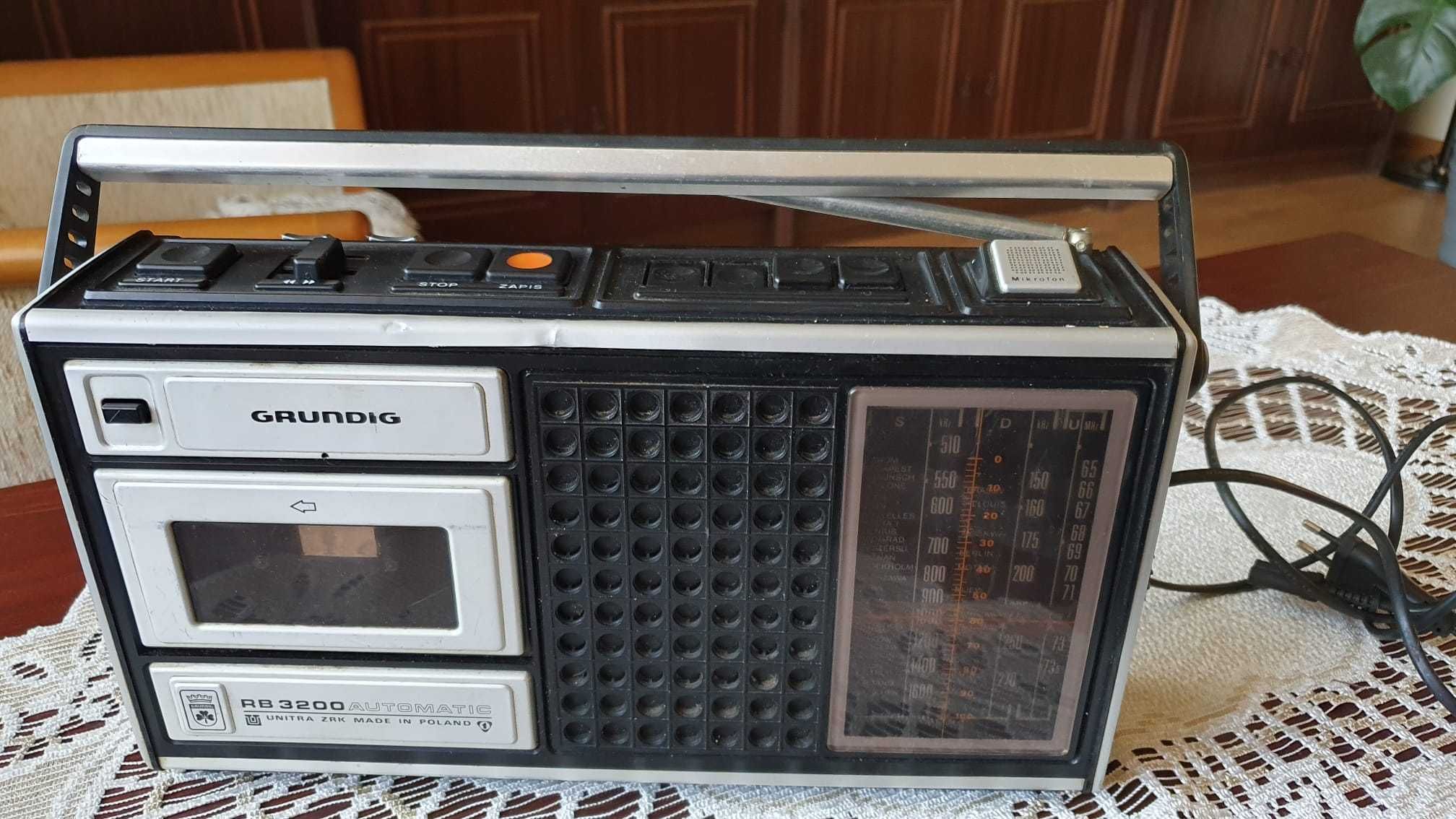 Unitra grundig ZRK RB3200 Radio antyk stare sprawne Racibórz