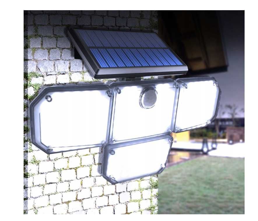 Nowa Lampa Solarna LED Czujnik Ruchu Zmierzchu Pilot *PROMOCJA*