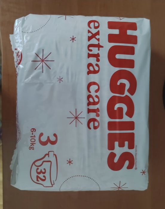 Підгузки Huggies Extra Care, розмір 3, 32 шт
