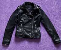 Kurtka biker XS. Imitacja skóry. Cropp