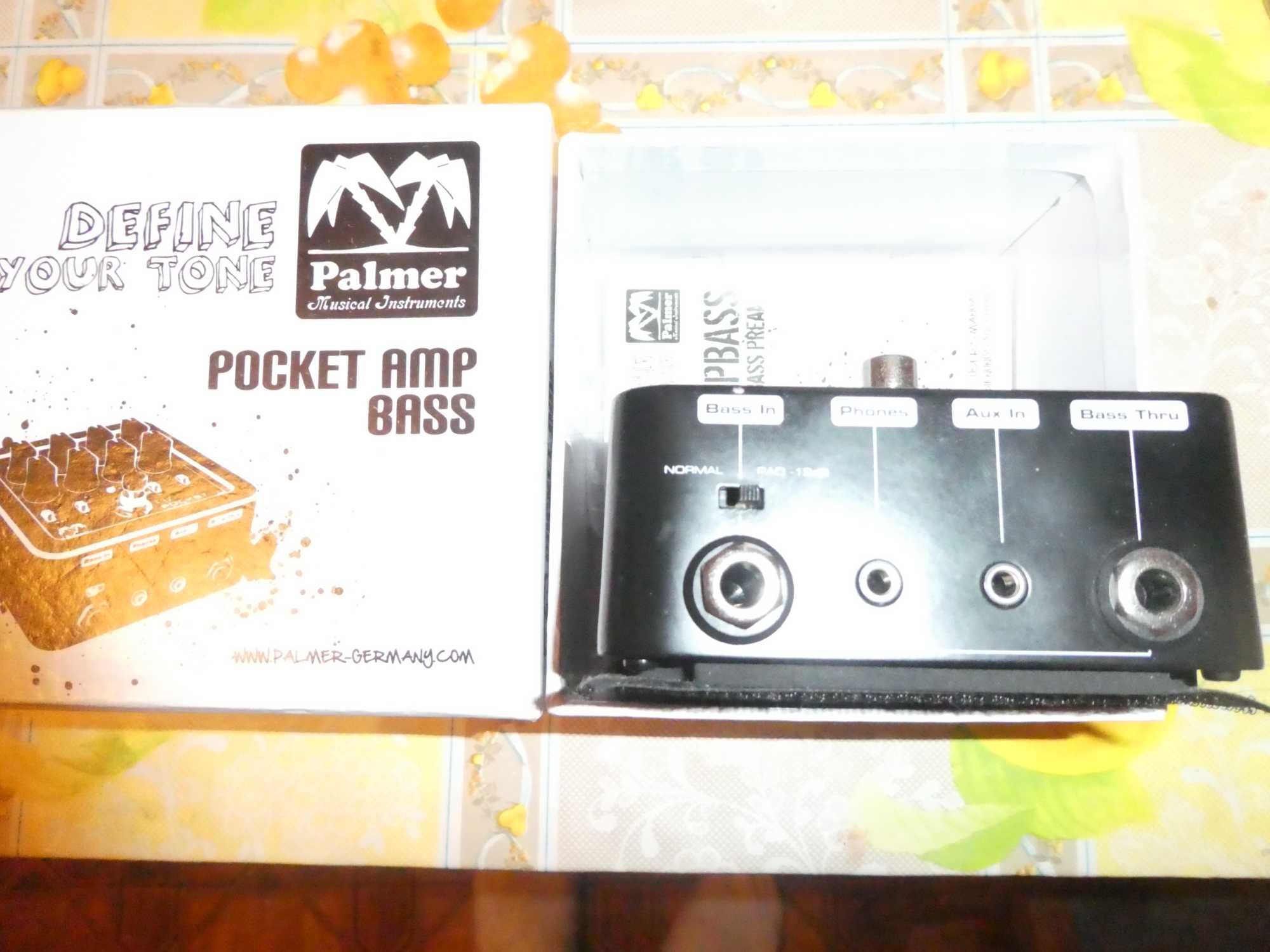 Palmer preamp , przedwzmacniacz do basu, pocket amp bass, basowy