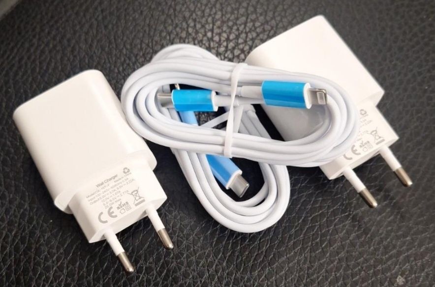 2szt 25W USB C iPhone szybka ładowarka i kabel do ładowania iPhone