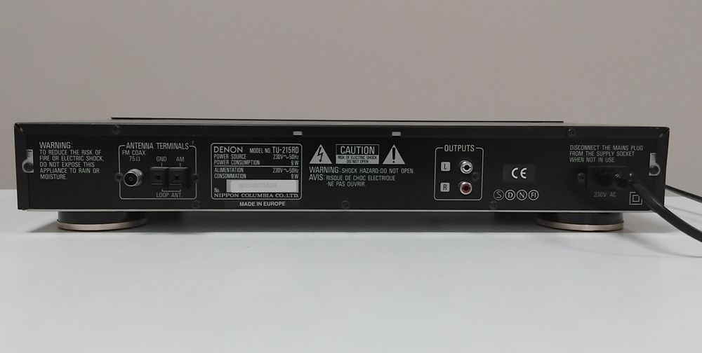 DENON Tuner Sintonizador Rádio TU-215RD com RDS EON