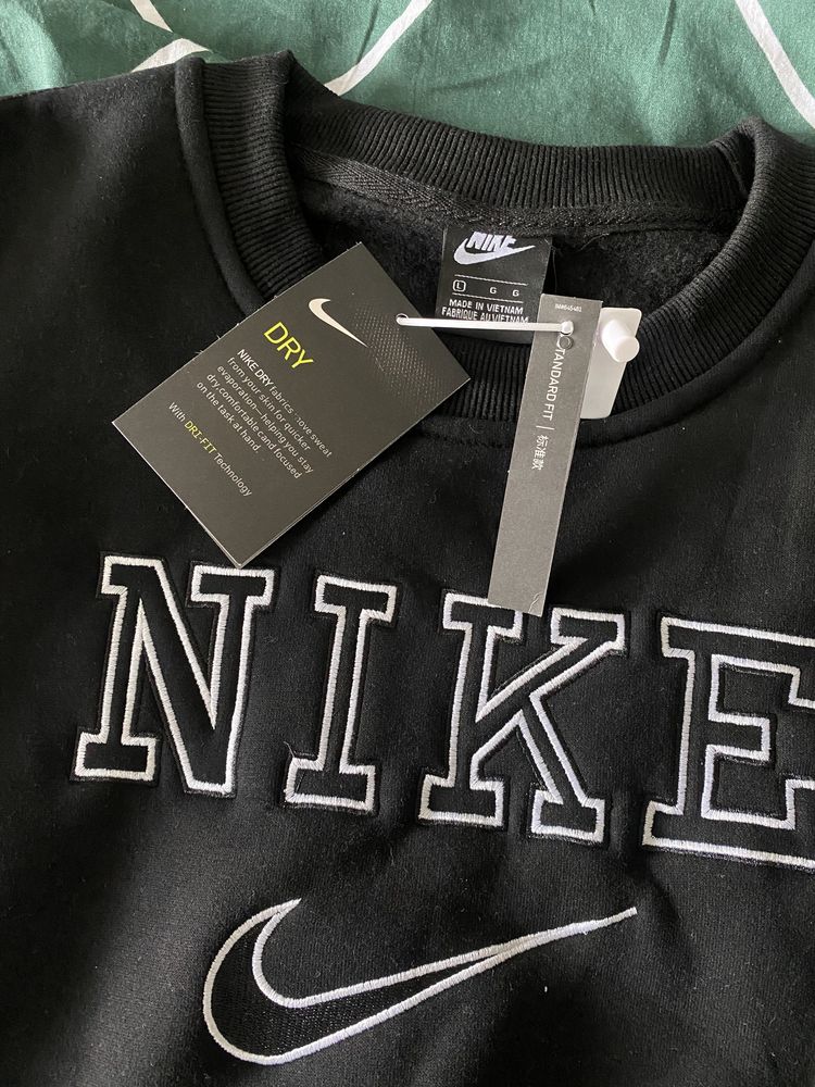 Bluza nike damska męska czerna vintage m l