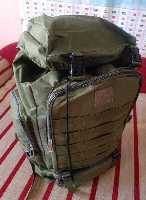 Военний рюкзак олива на 70 літрів
