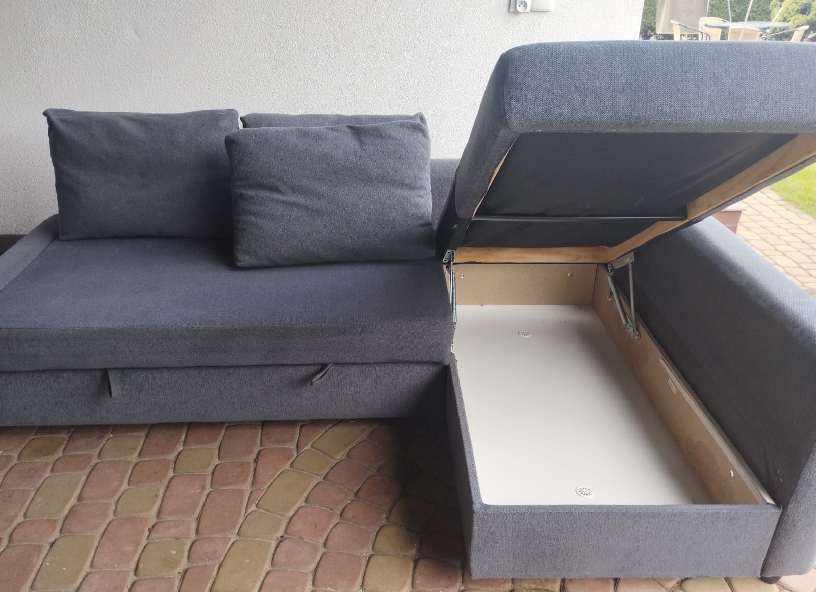Narożnik IKEA FRIHETEN ciemno szary z dowozem