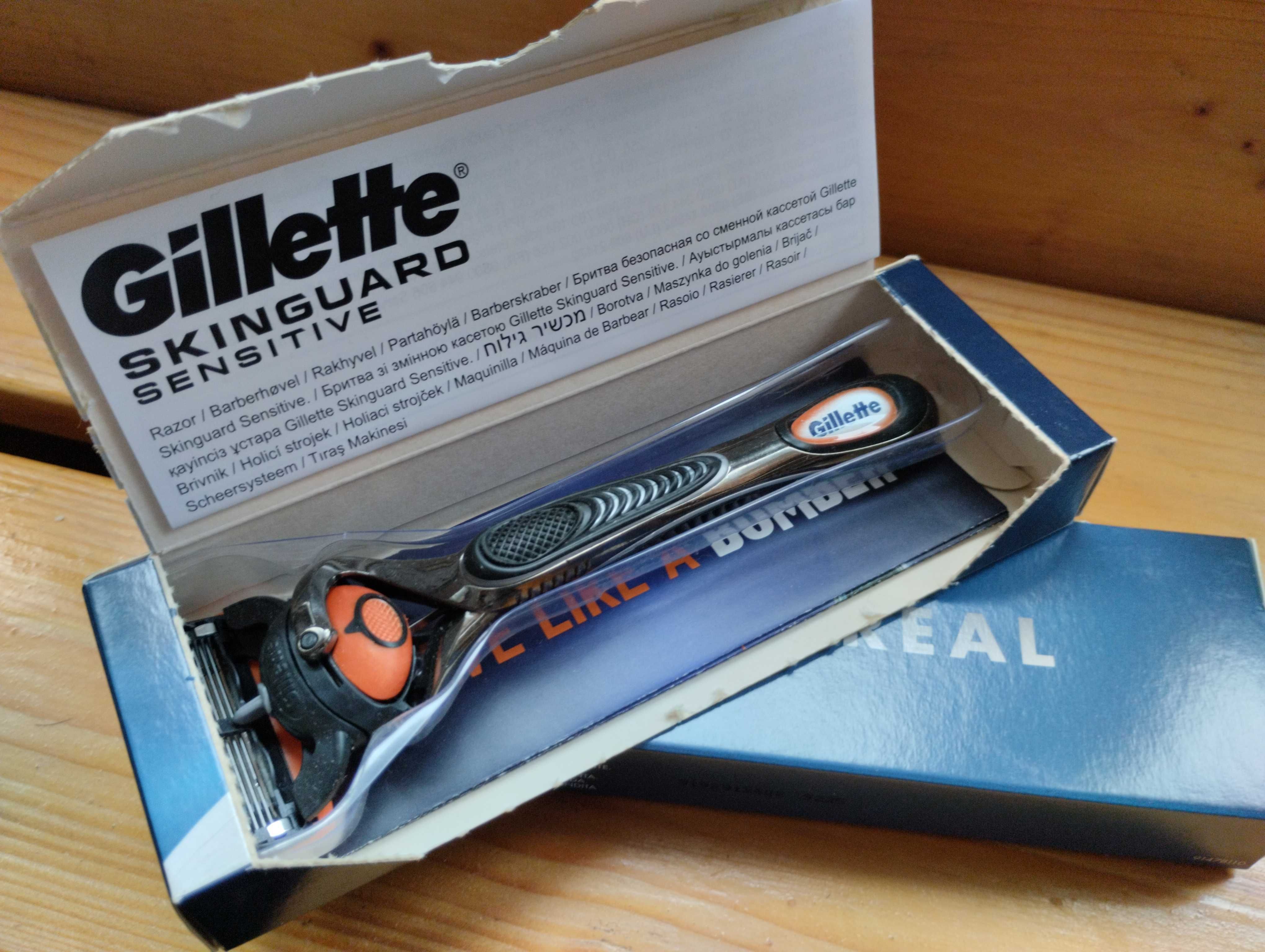 Станок для гоління з лезом Gillette fusion 5 джилет фюжин 5 лез.