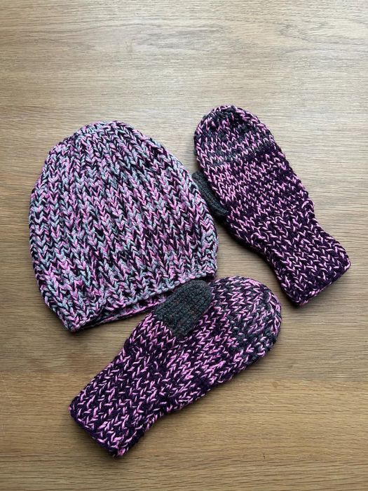 Czapka i rękawiczki cieple home made