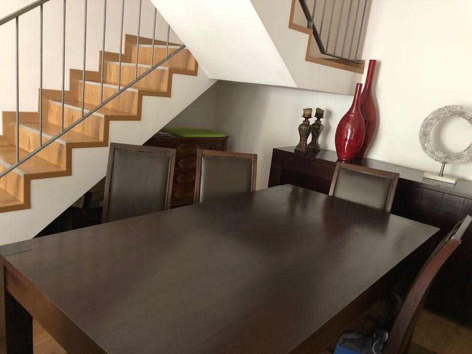 Mesa e cadeiras vintage