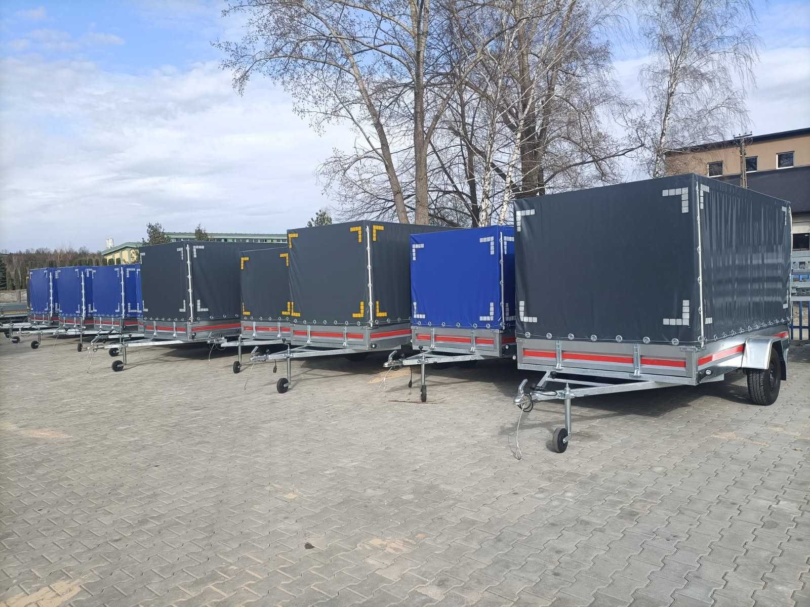 Przyczepa przyczepka samochodowa producent LORA nowa wymiary 2,75x1,45