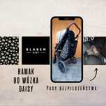 Hamak, dostawka do wózka BLABEN BABY z pasami bezpieczenstwa Daisy