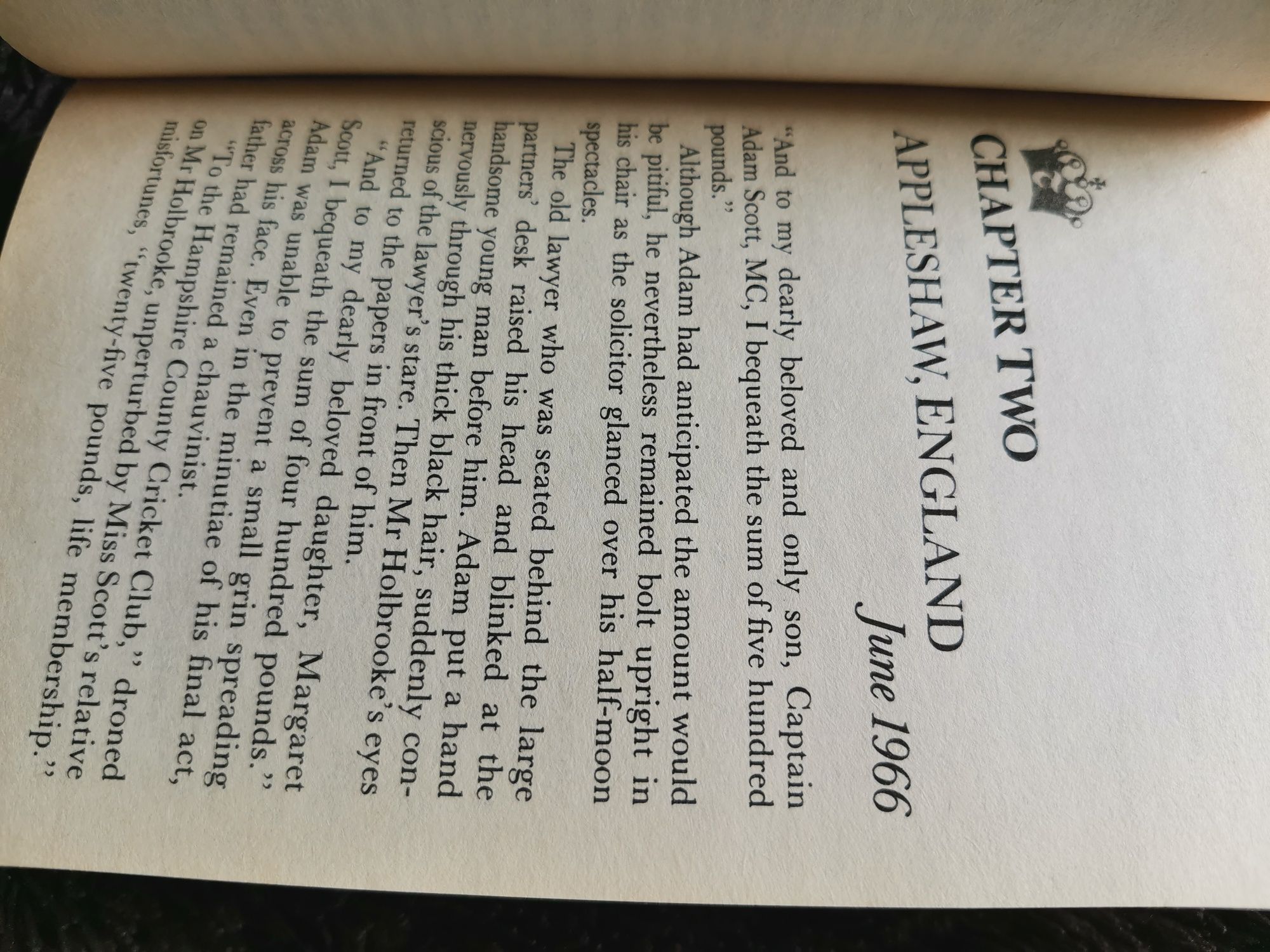 A matter of honor, Jeffrey Archer