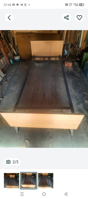 Ліжко на панцерний сітці