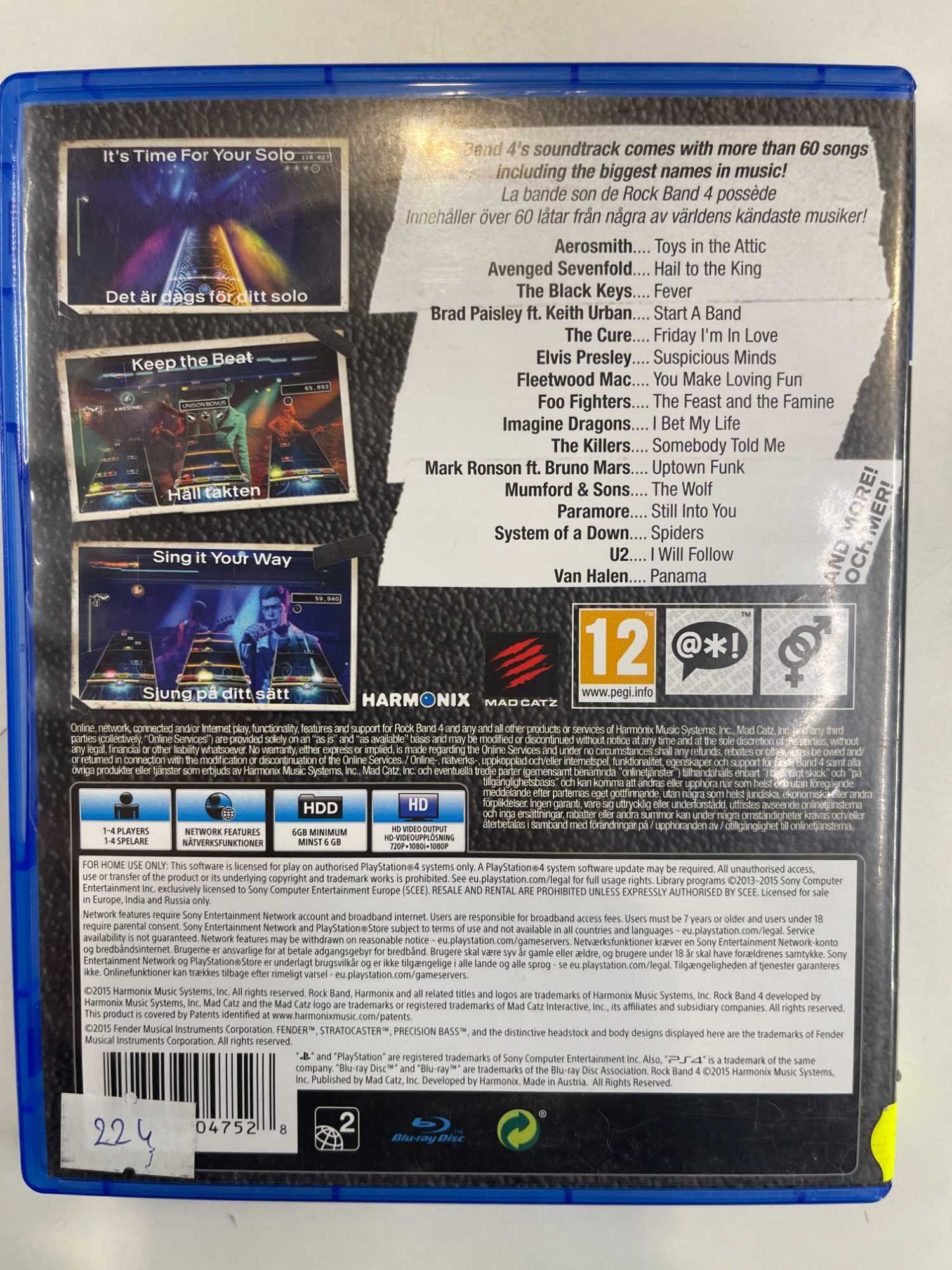 Gra Rock Band 4 PS4