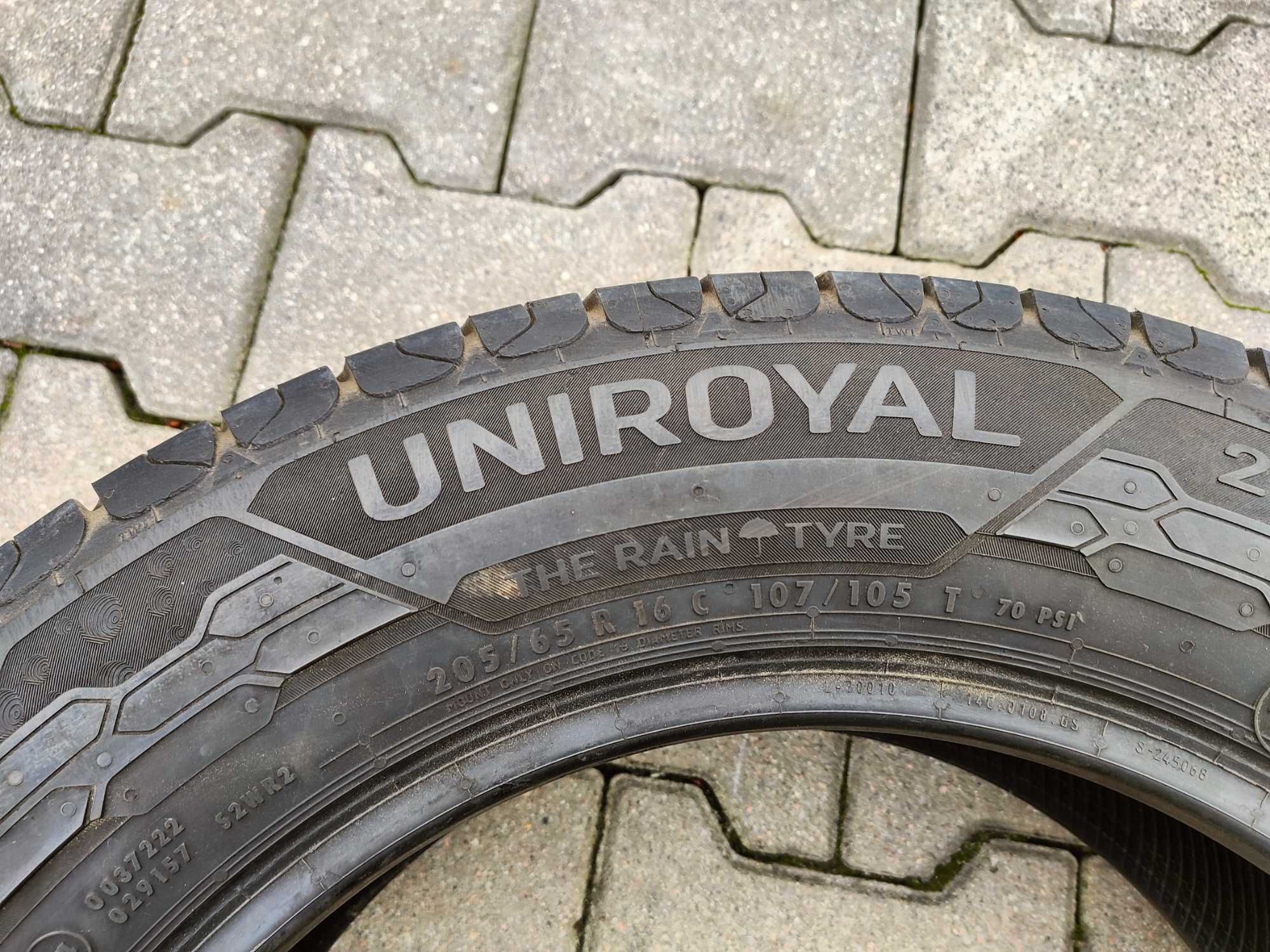 Opona letnia Uniroyal RainMax 3 205/65 R16C 107/105 T 70 PSI