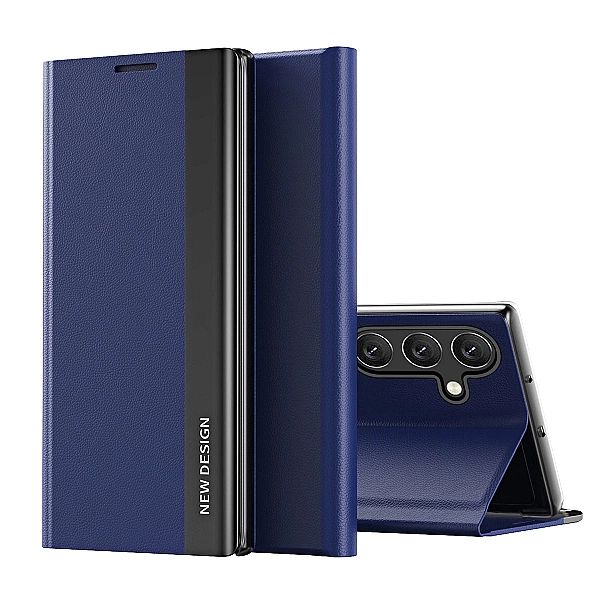 Sleep Case Pro etui do Samsung Galaxy A24/4G z klapką podstawka niebie