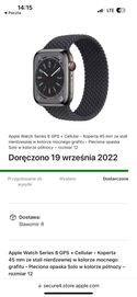 Apple watch 8 STALOWY CELLULAR + GPS STAN B.dobry