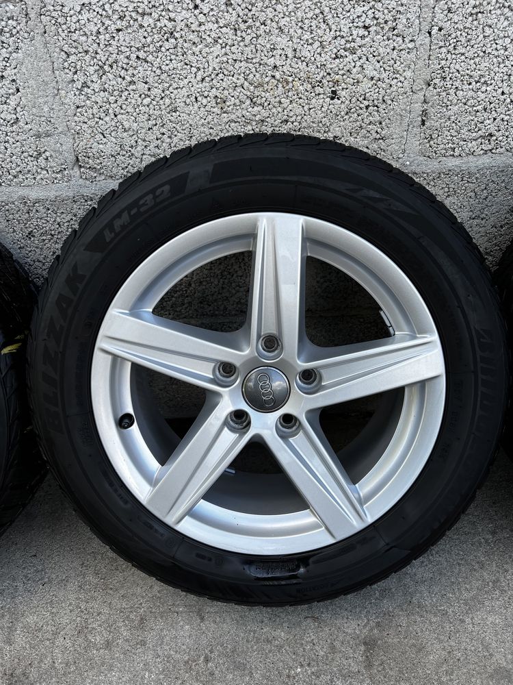 Oryginalne Alufelgi R16 5x112 Audi A3 A4 Opony Zimowe 205/55/16 2020r.