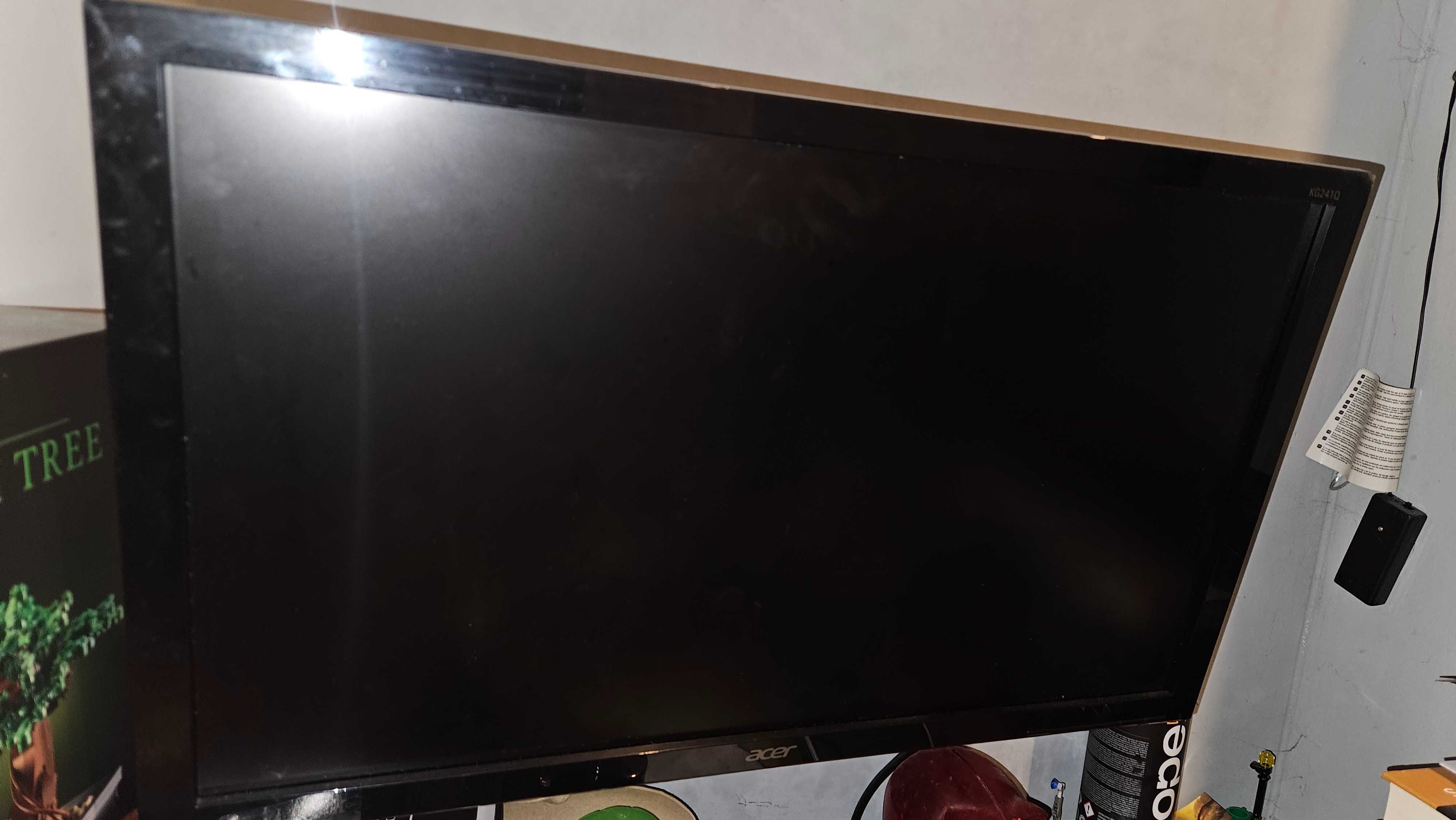 Monitor + Komputer i3 12100, rtx 2070 super, nvme