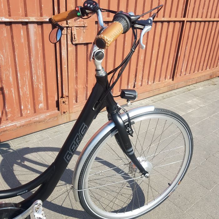 Rower elektryczny BERG ONE SIZE e bike czarny  ŁABĘDŹ jak Gazelle