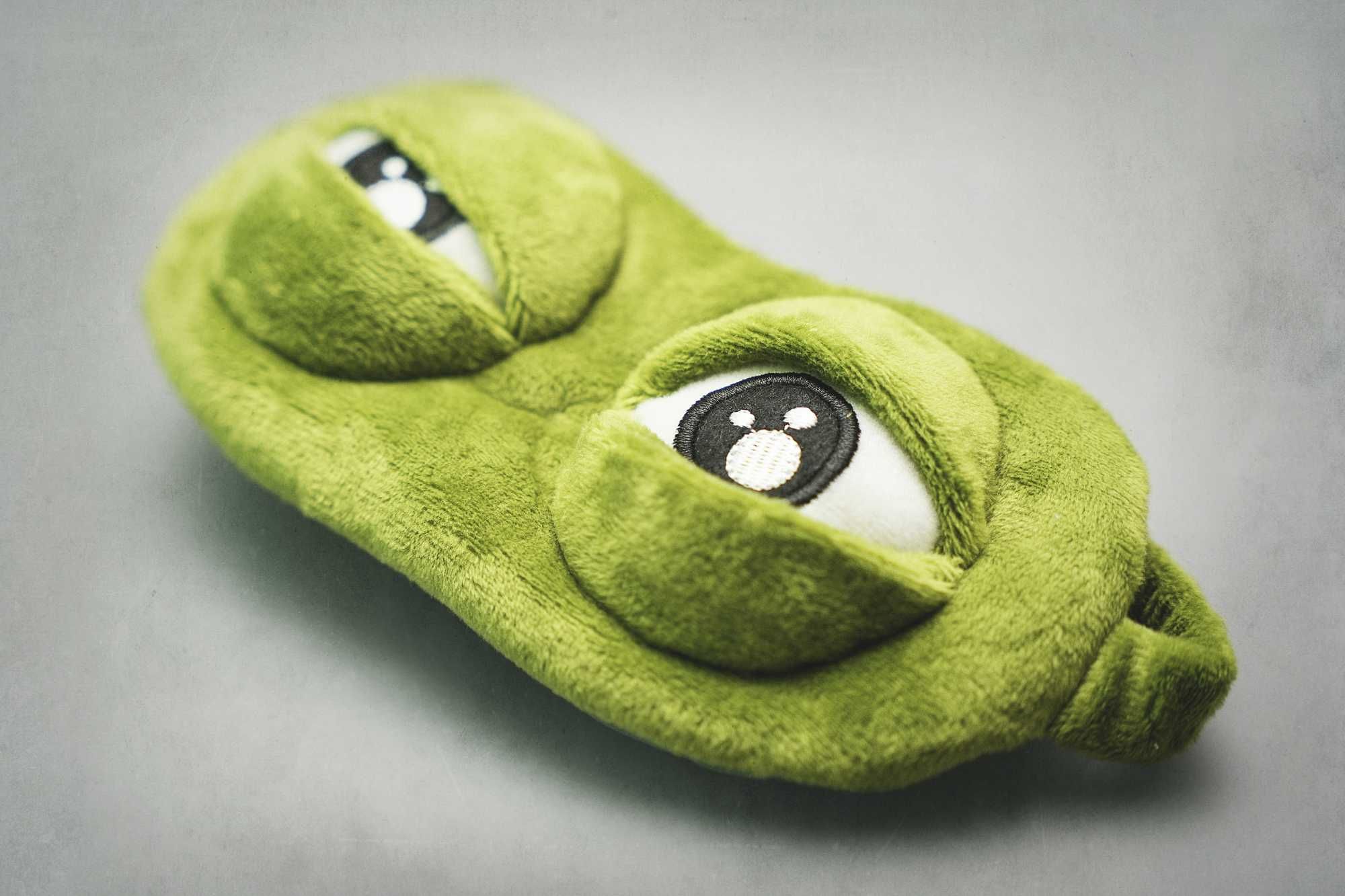 Opaska Na Oczy Do Spania | SAD PEPE | Żaba Z Memów