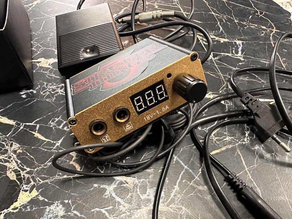 Maquina tatuar cheyenne+fonte+pedal