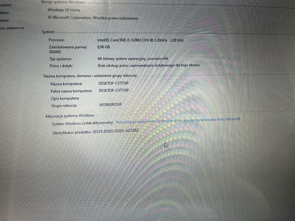 Sprawny laptop asus r752l 17 cali intel core i5 8 gb ram dysk ssd 256