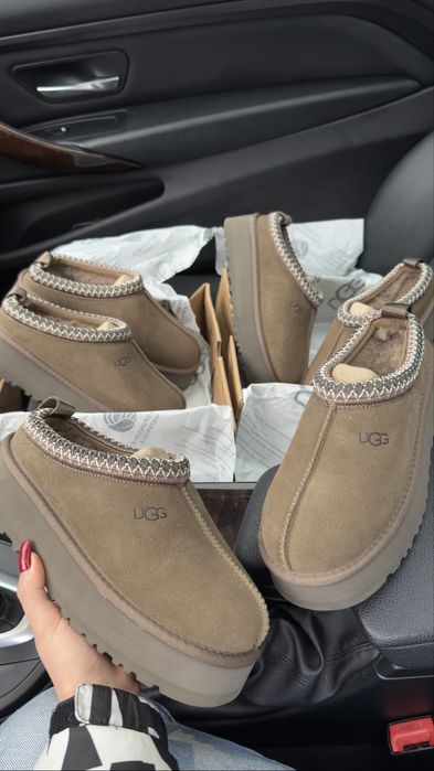 Жіночі зимові уги UGG Tazz Tasman platform driftwood