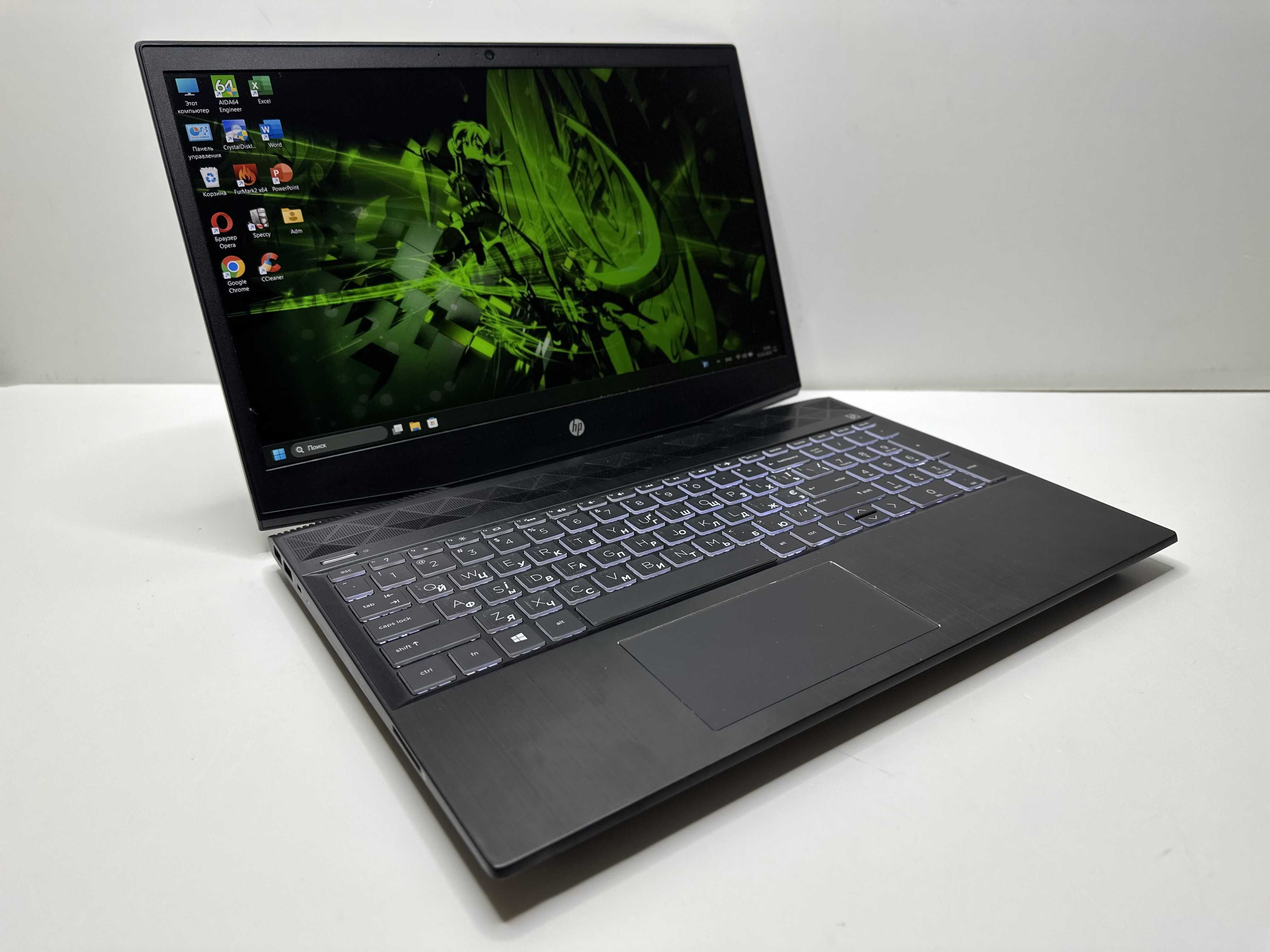 Ігровий HP Gaming 15, Core i7-8750H, 16Gb, SSD512 + 1Tb, GTX1050, FHD