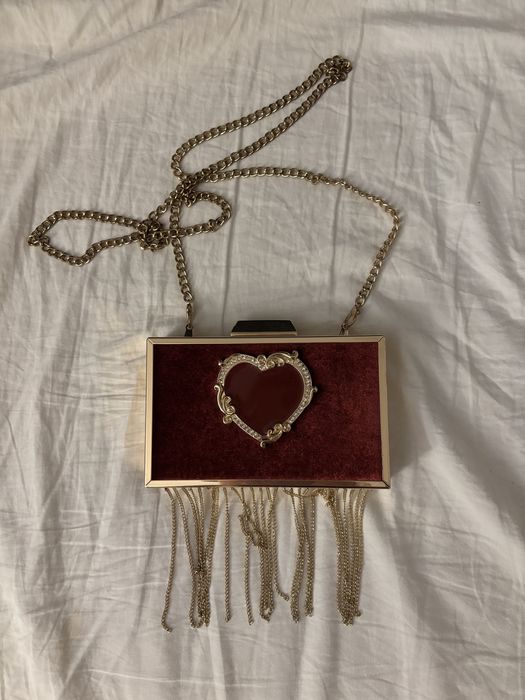 Torebka River Island czerwona burgund