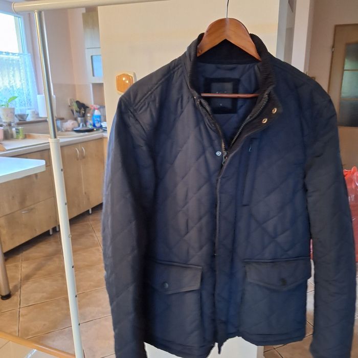 Kurtka męska pikowana granatowa Next