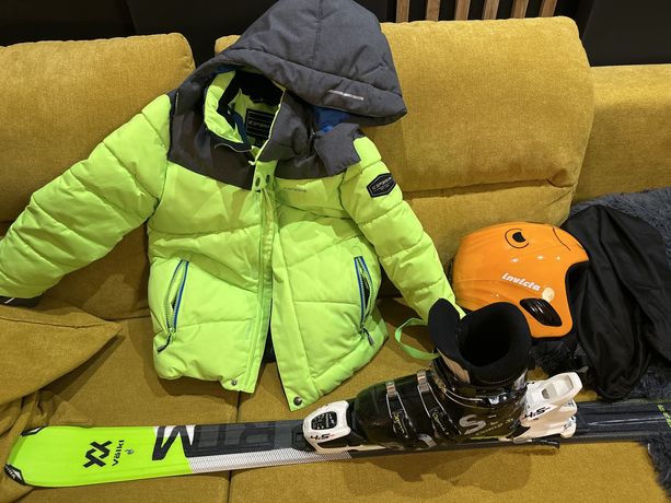 Völkl Narty 120 cm + buty  Rossignol dziecięce  22,5