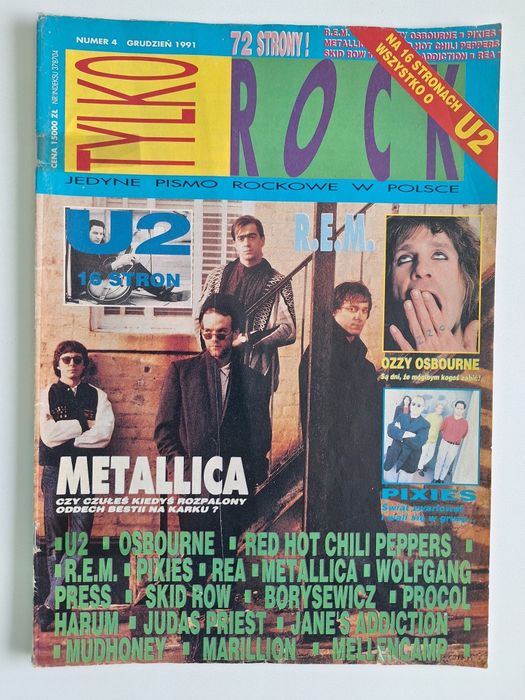Tylko Rock numer 4/1991 (U2)