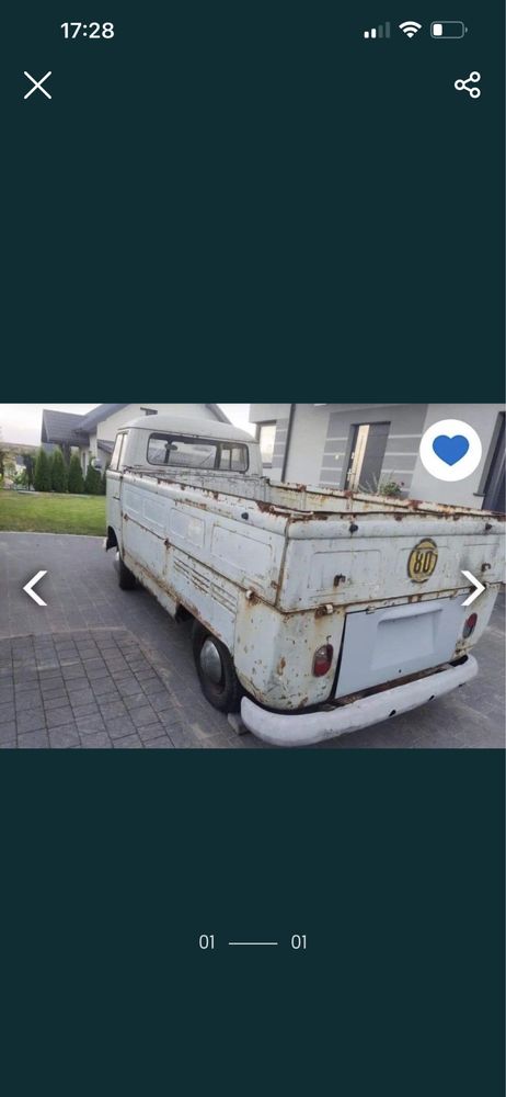Sprzedam VW Bulik T1 kompletny jeżdżący T2 Ogórek Niemcy