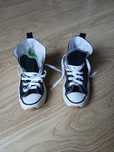 Converse czarne na platformie