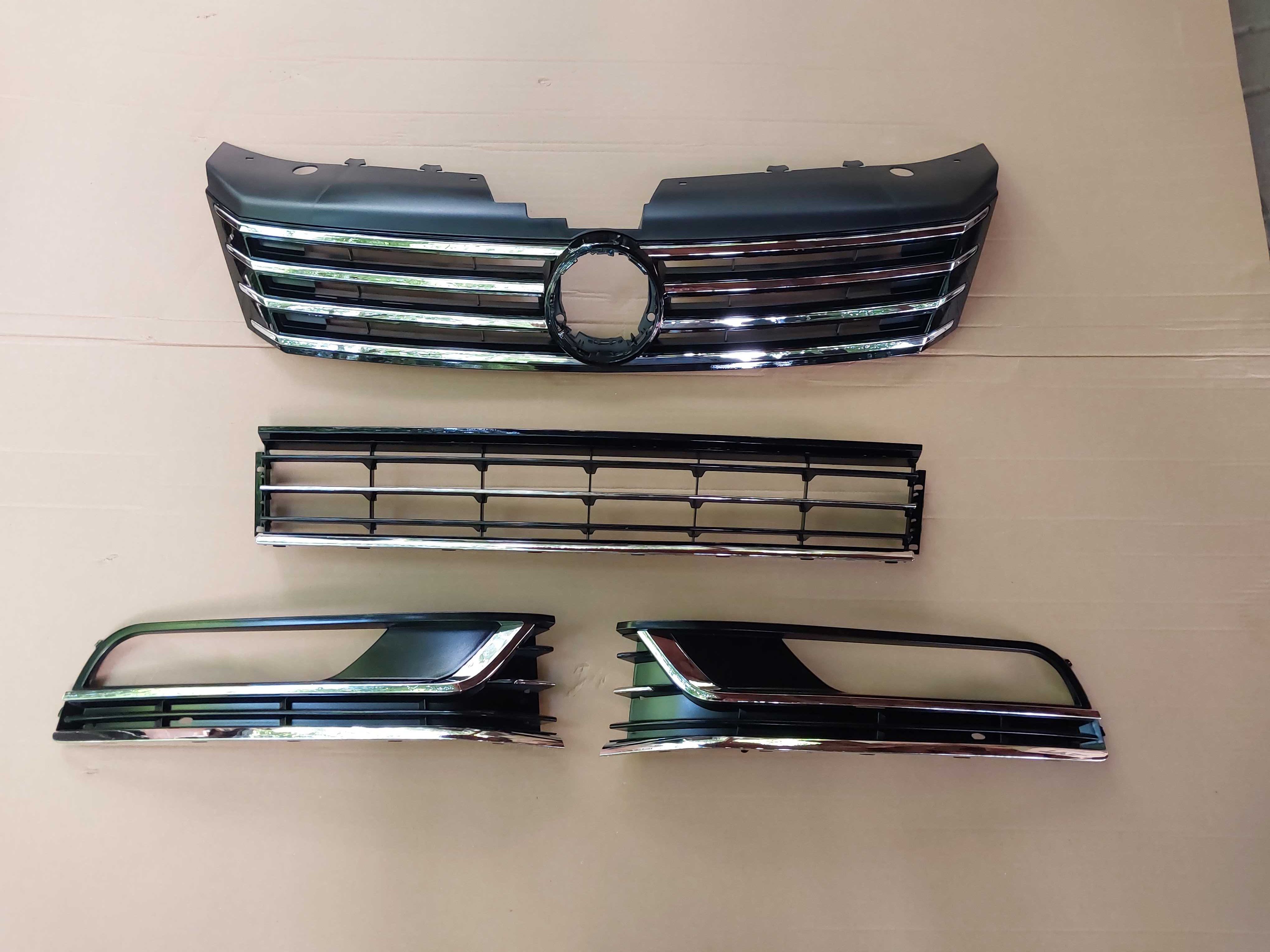 VW PASSAT B7 grill + komplet atrap nowe idealne chrom