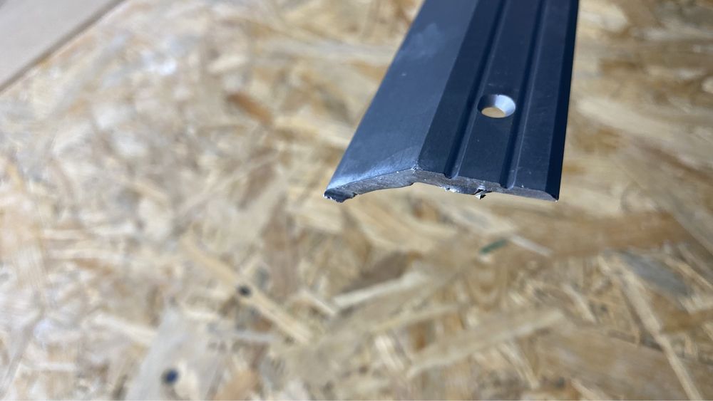Listwa progowa dylatacyjna dylatacja aluminiowa - różnica poziomów