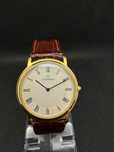 Eterna Quartz vintage szwajcarski zegarek męski pozlacany
