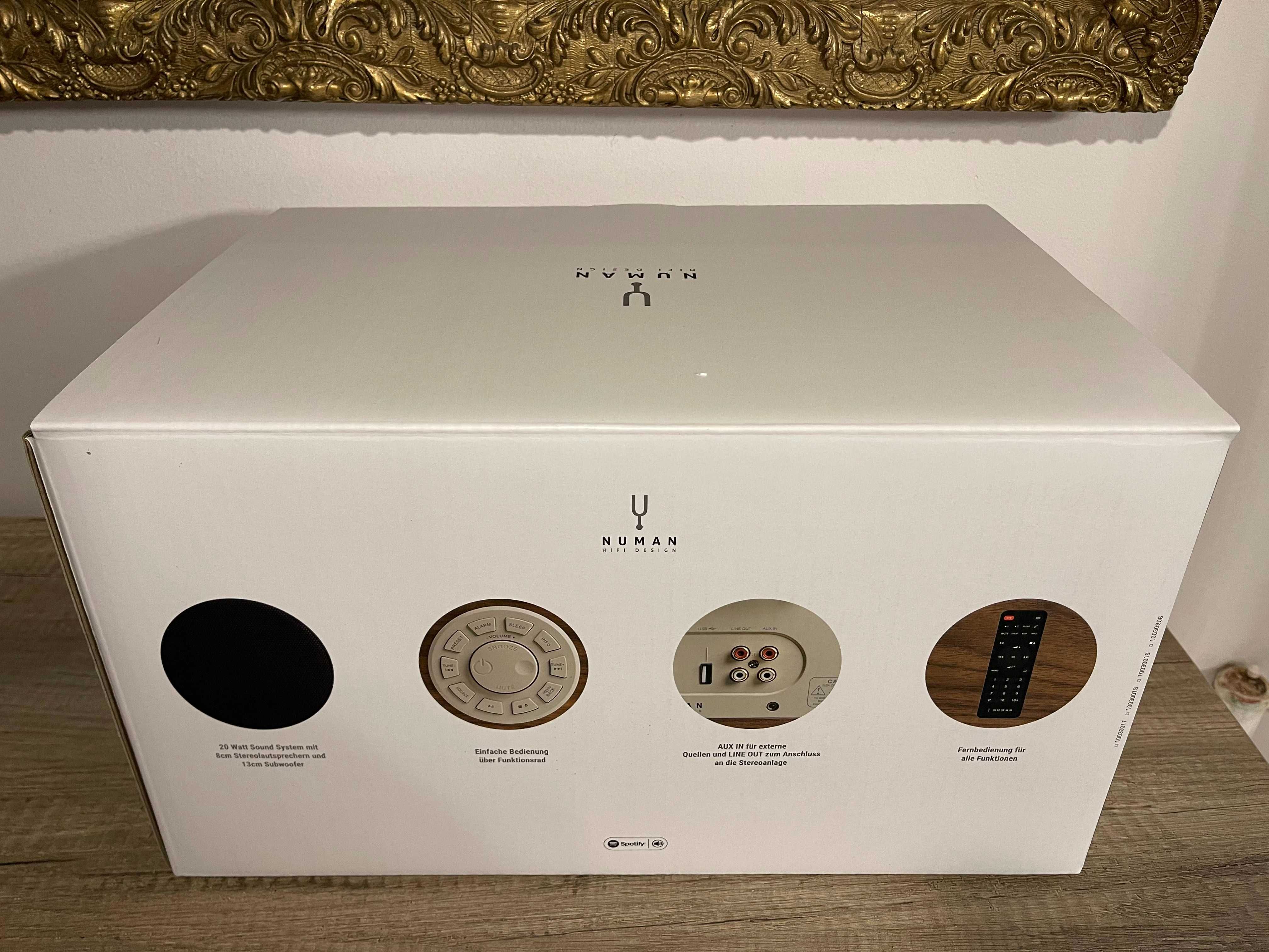 Radio DAB+, FM, Bluetooth Numan Two NOWE BIAŁE SPOTIFY WIFI