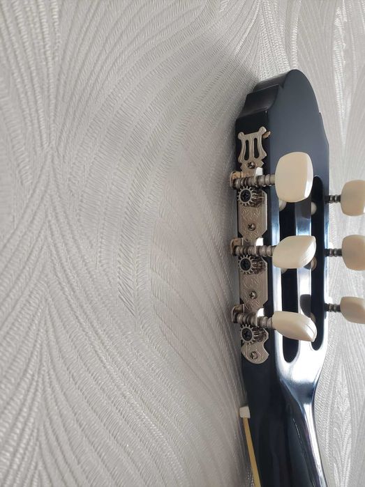 класична чорна гітара якісна для починаючих нейлонові струни